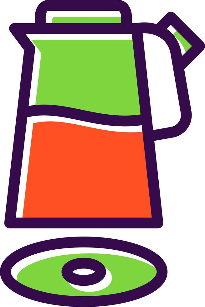 diseño de icono de vector de cafetera