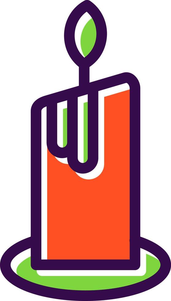Candle Vector Icon Design