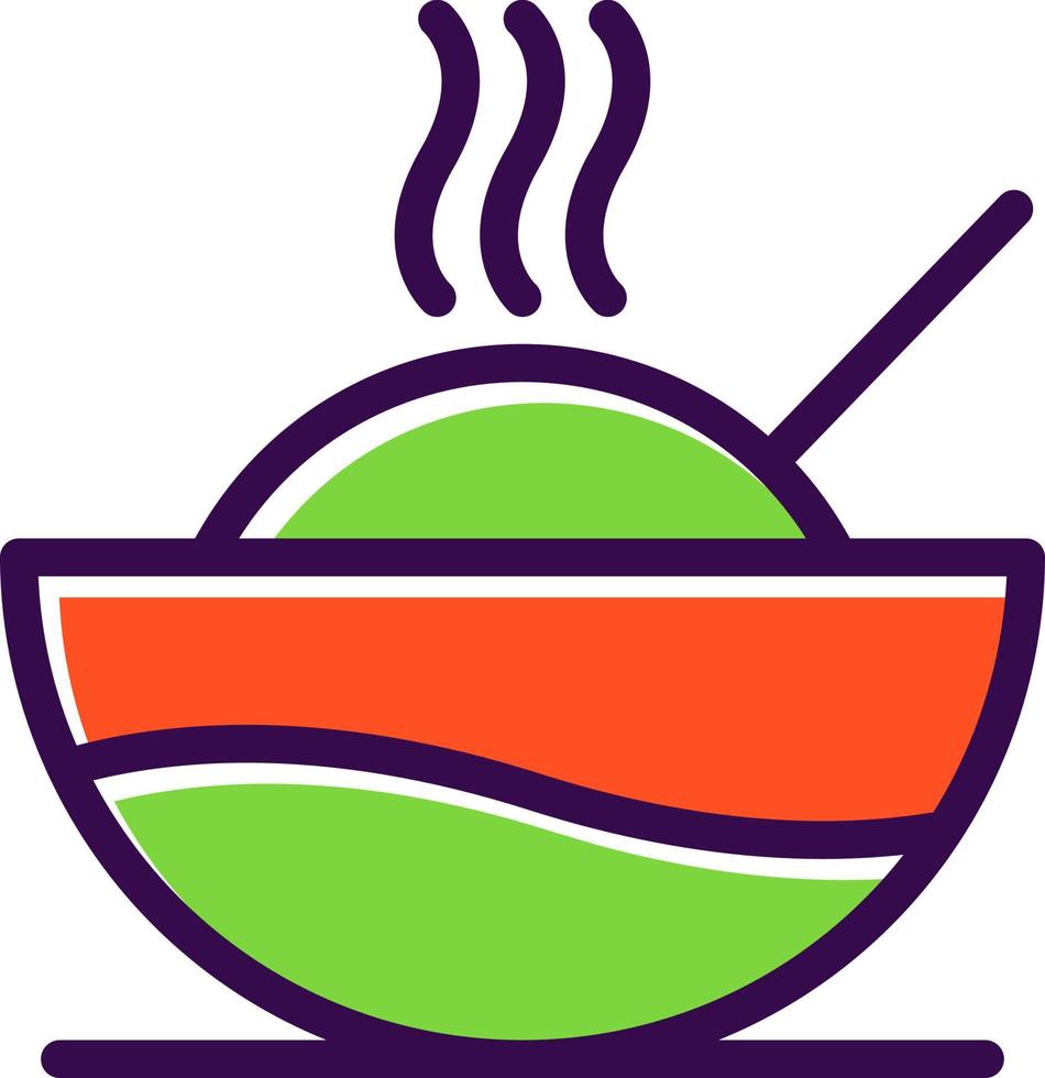 Bowl Vector Icon Design
