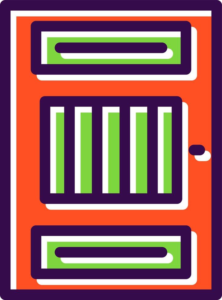 diseño de icono de vector de puerta