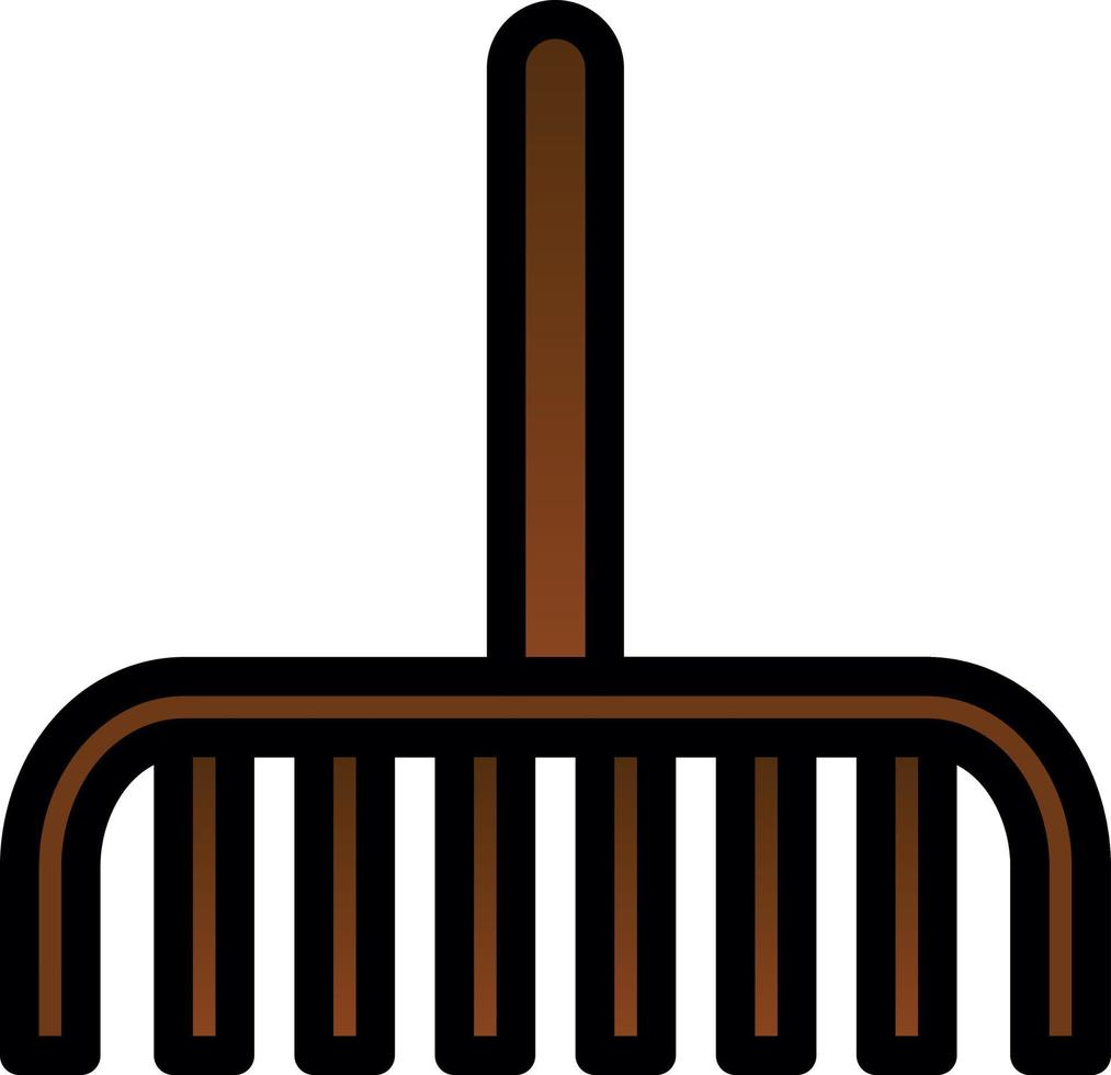 Rake Vector Icon Design