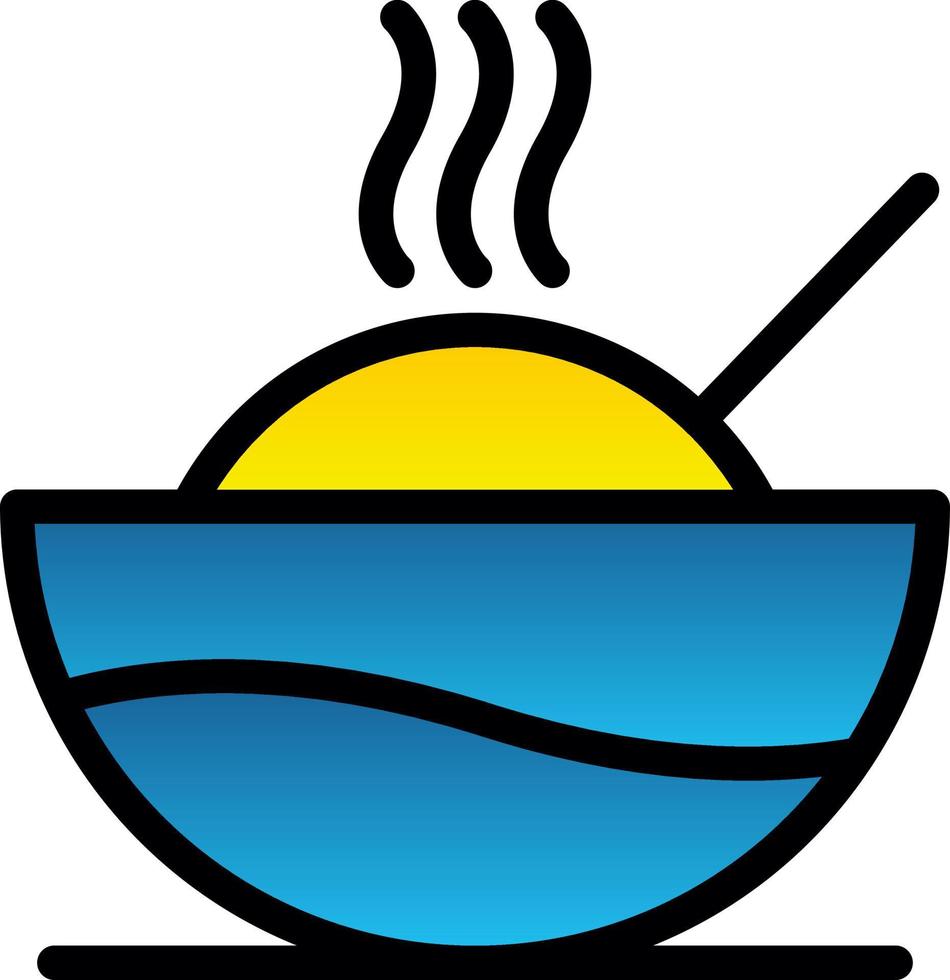 Bowl Vector Icon Design