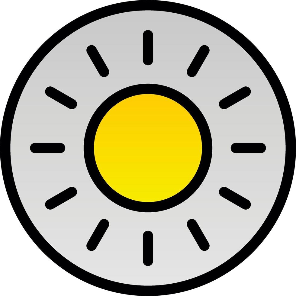 Brightness Vector Icon Design