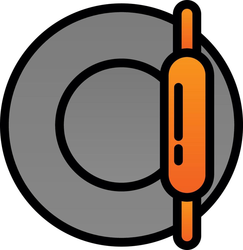 Rolling Vector Icon Design