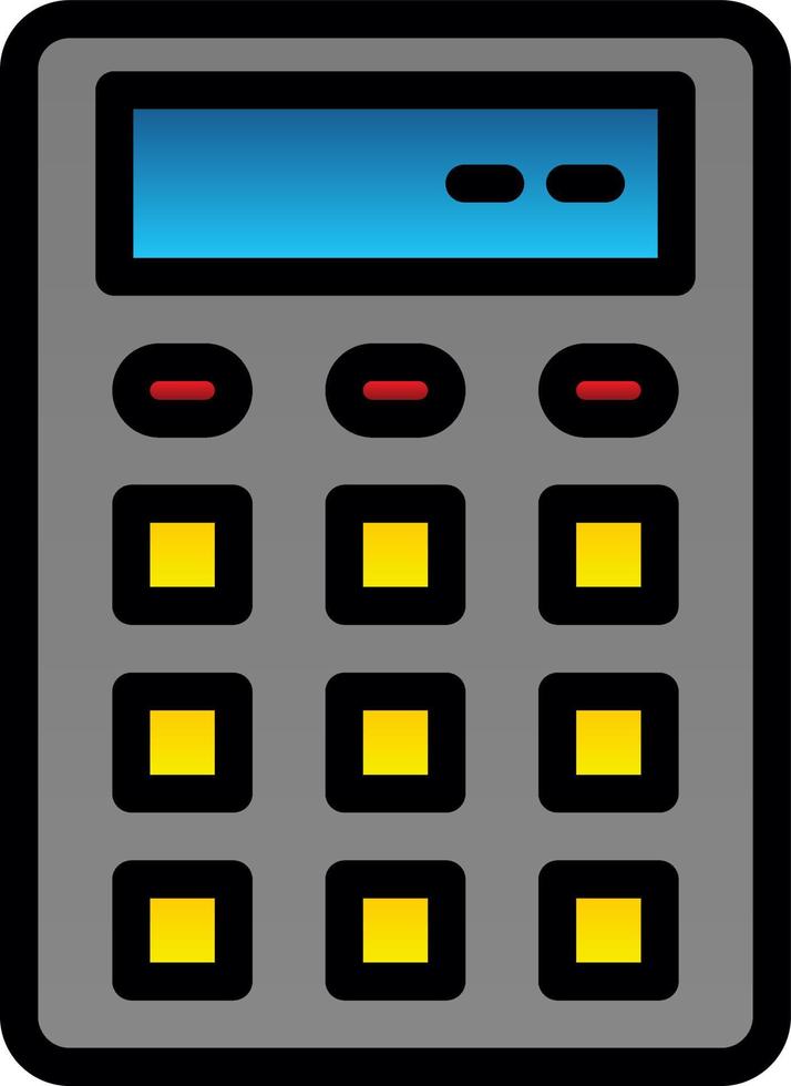 Calculator Vector Icon Design