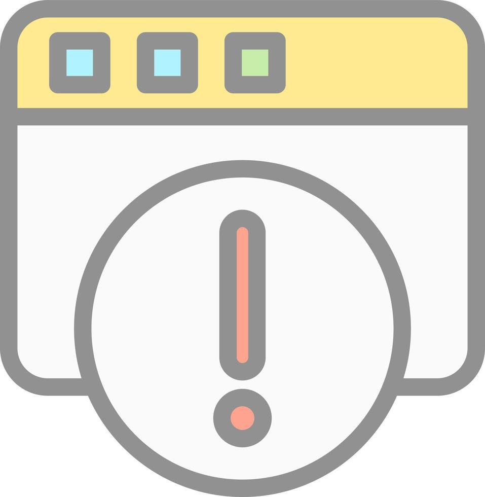 Alert Vector Icon Design