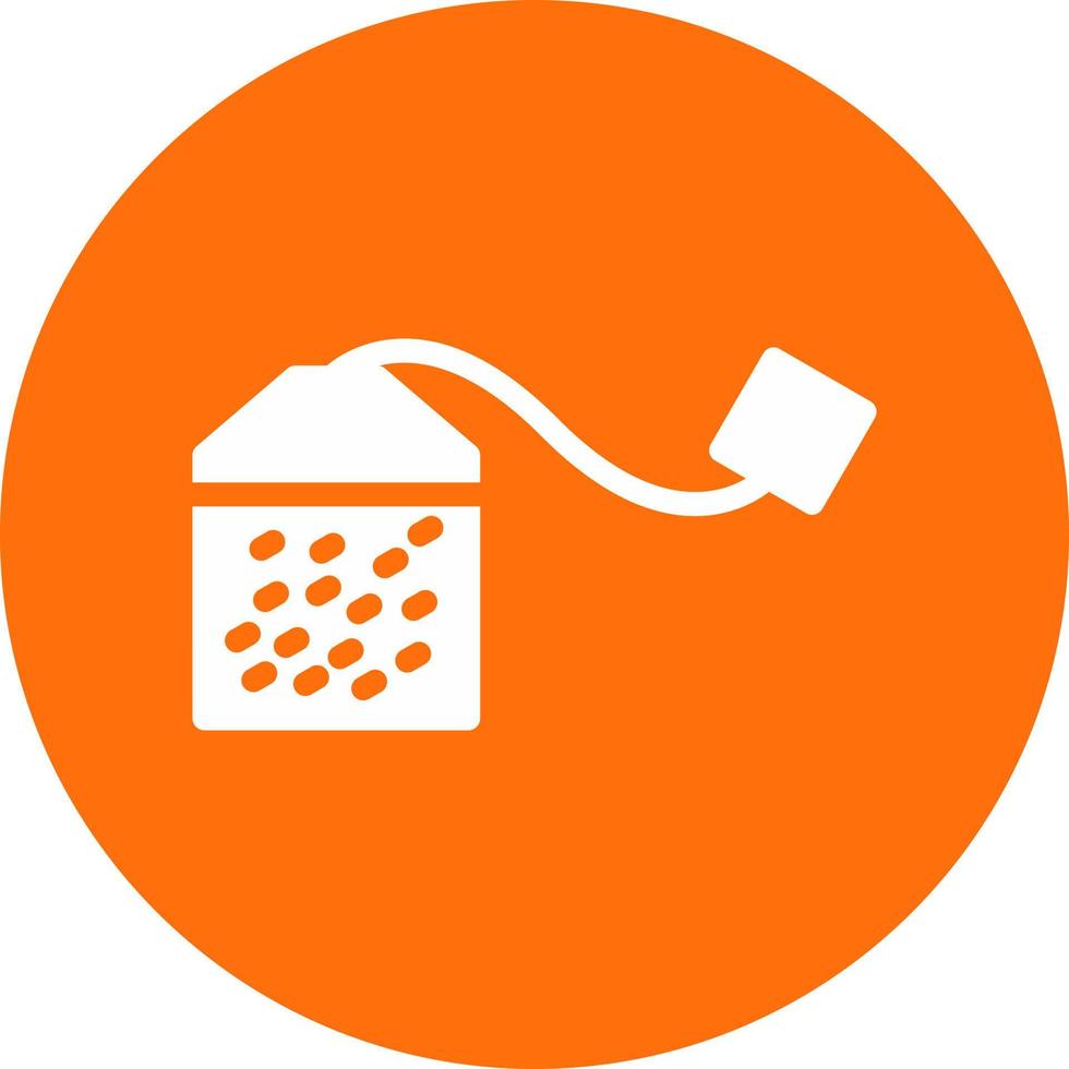 Teabag Vector Icon Design