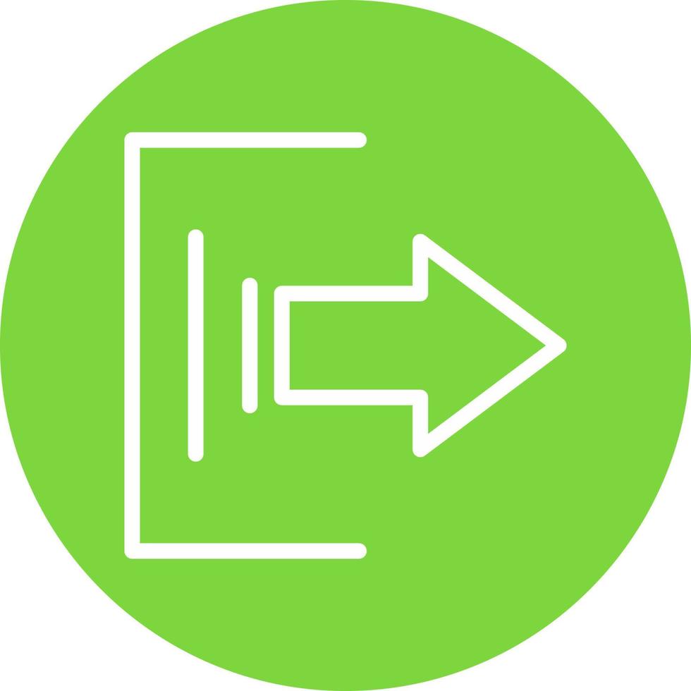 Logout Vector Icon Design