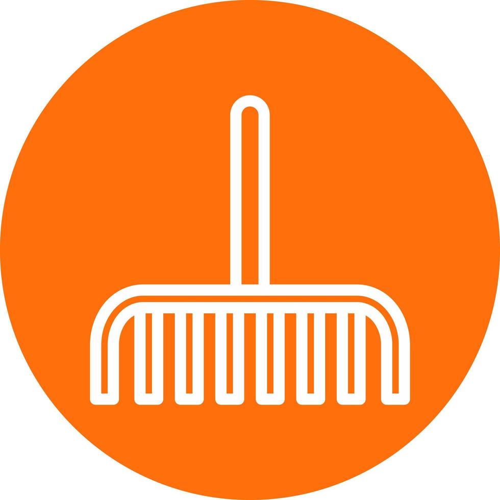 Rake Vector Icon Design