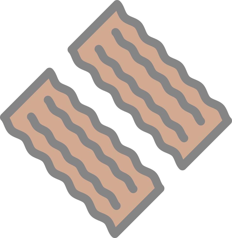 Bacon Vector Icon Design