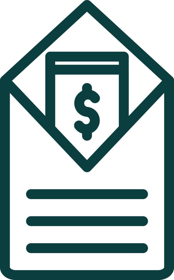 Salary Vector Icon Design