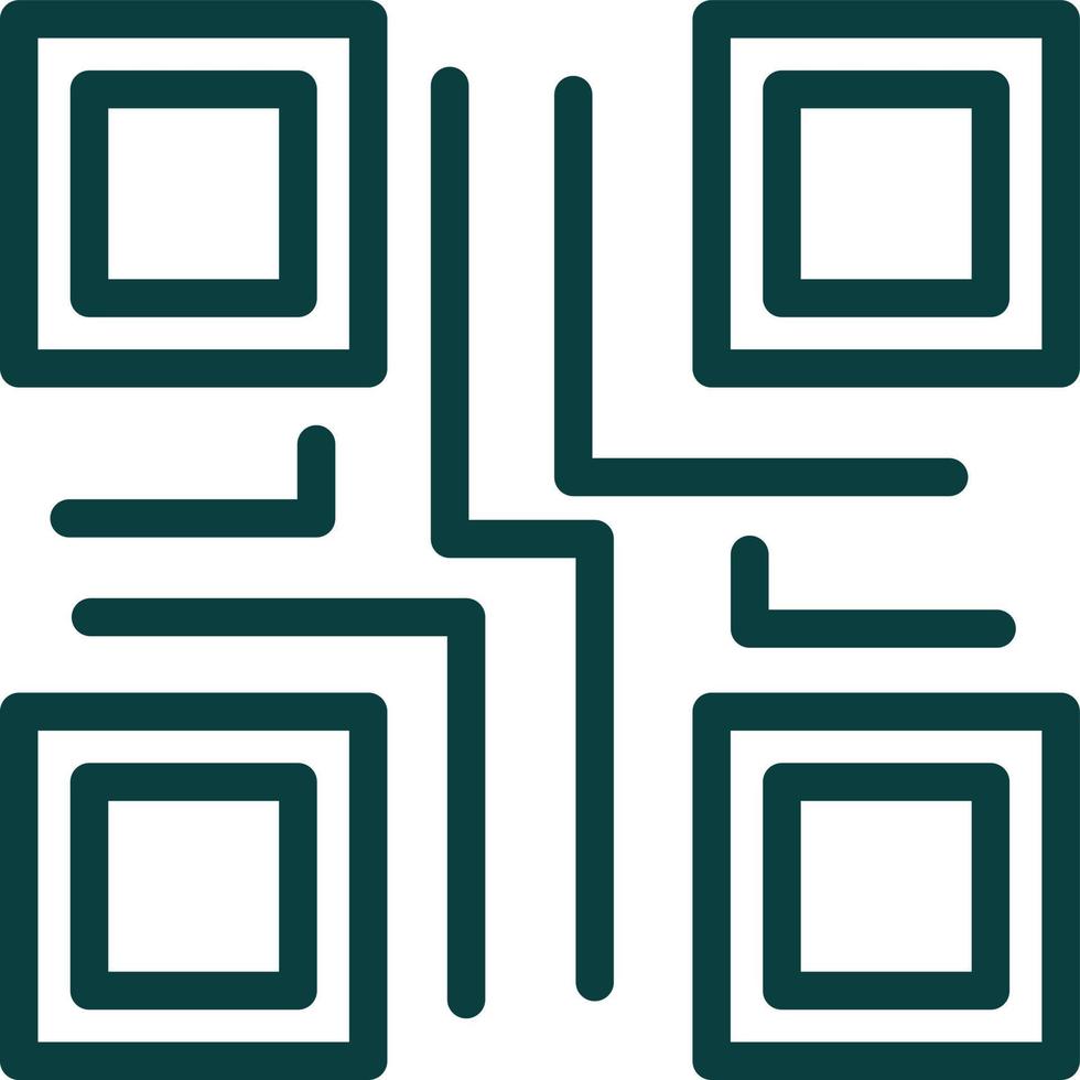 Qr code Vector Icon Design