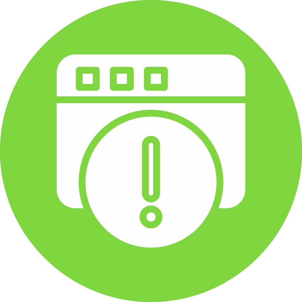 Alert Vector Icon Design