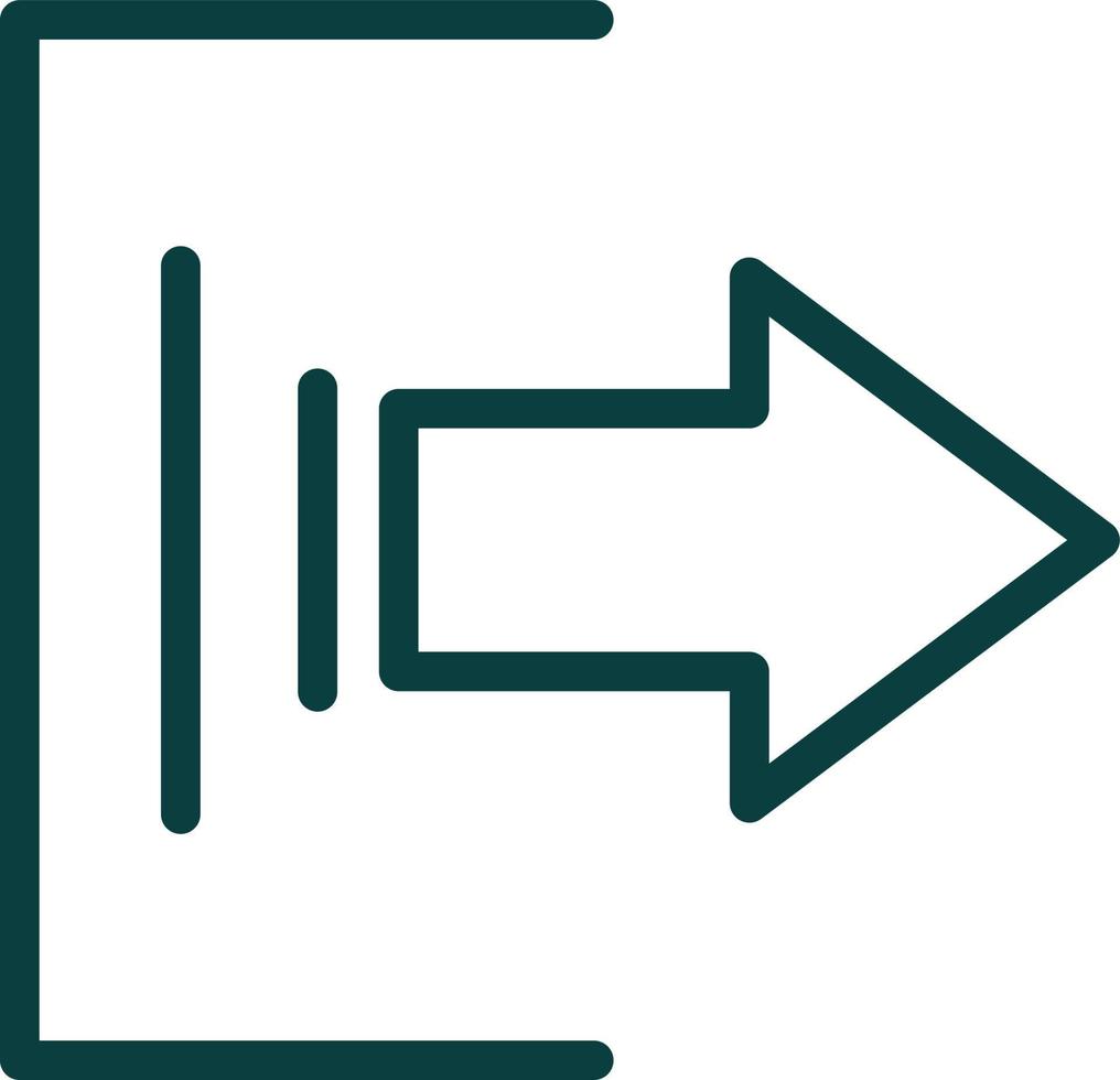 Logout Vector Icon Design