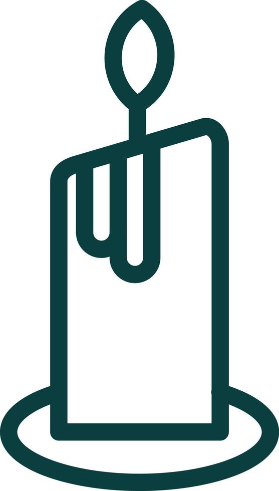 Candle Vector Icon Design