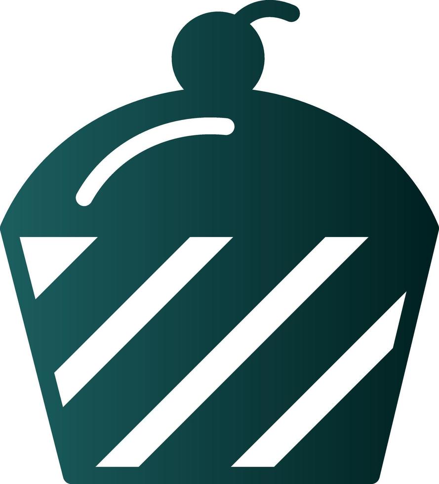 Cupcake Vector Icon Design