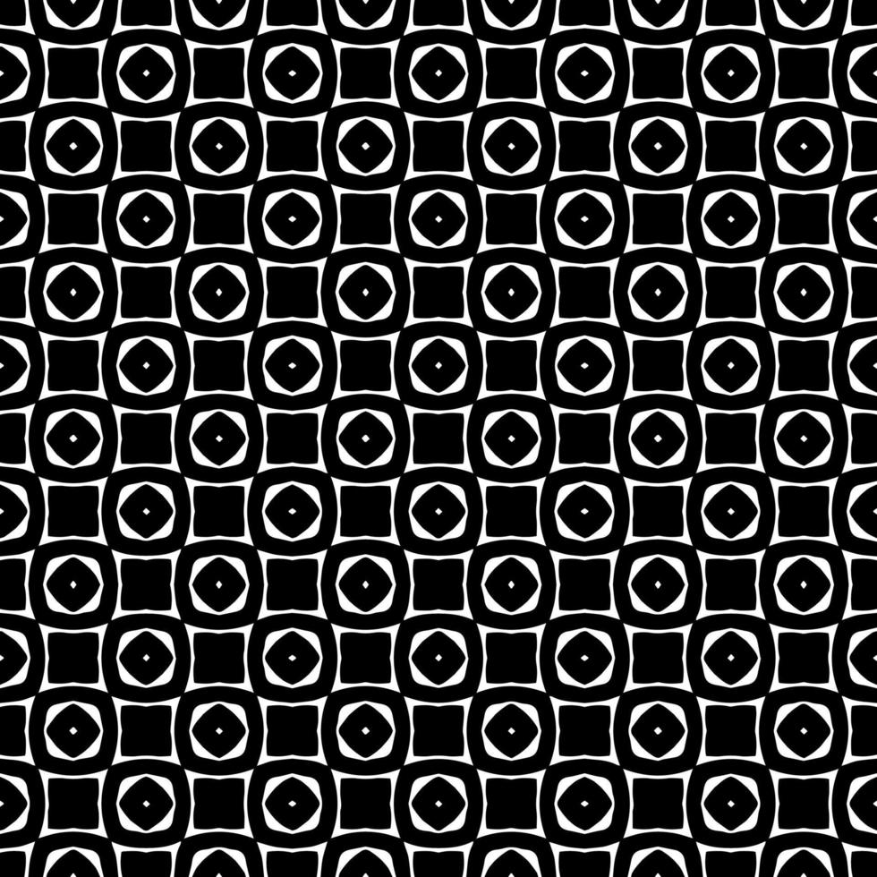 Black and white seamless pattern texture. Greyscale ornamental graphic design. vector