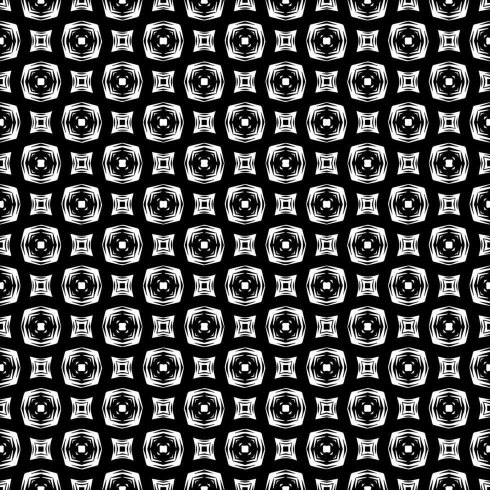 Black and white seamless pattern texture. Greyscale ornamental graphic design. vector