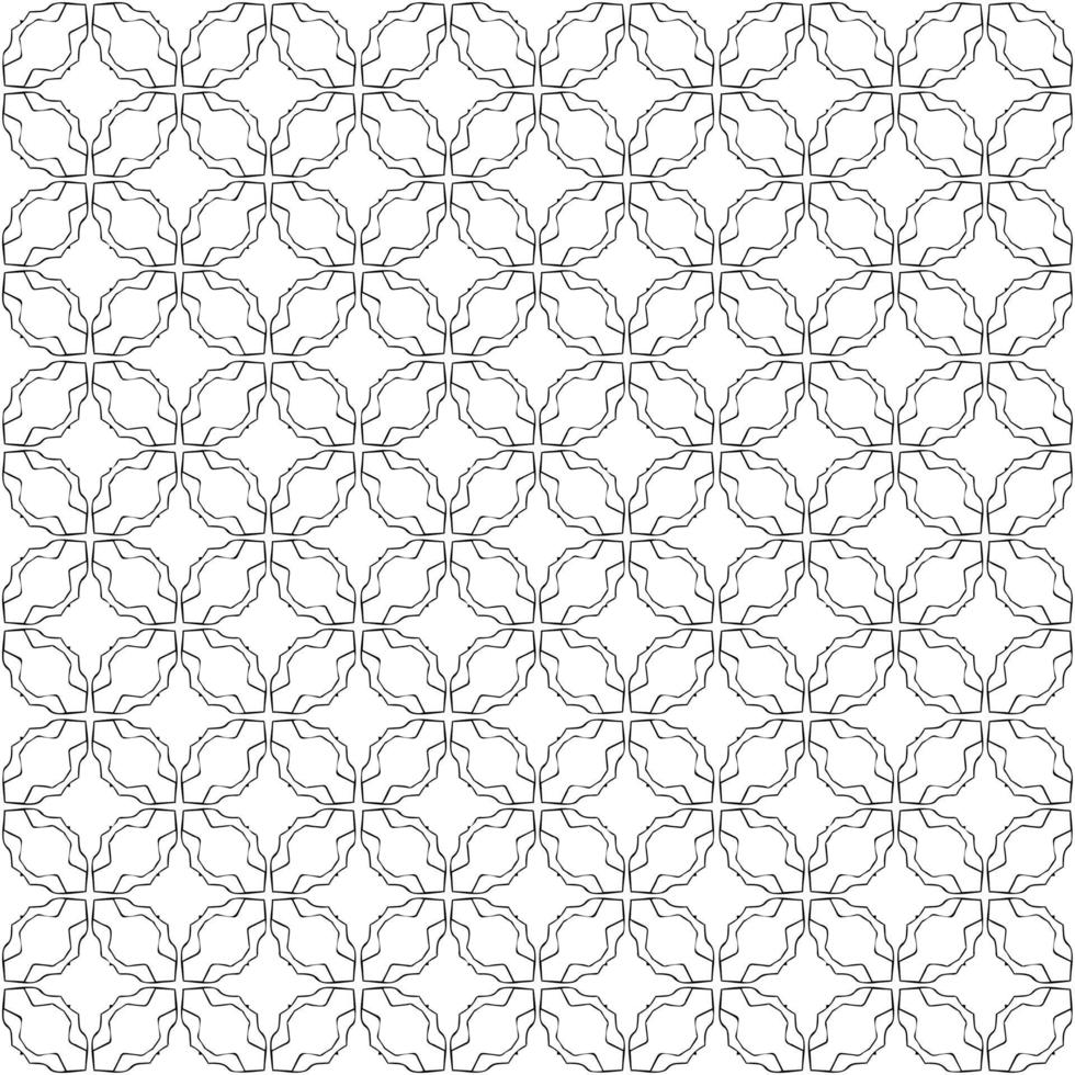 Black and white seamless pattern texture. Greyscale ornamental graphic design. vector
