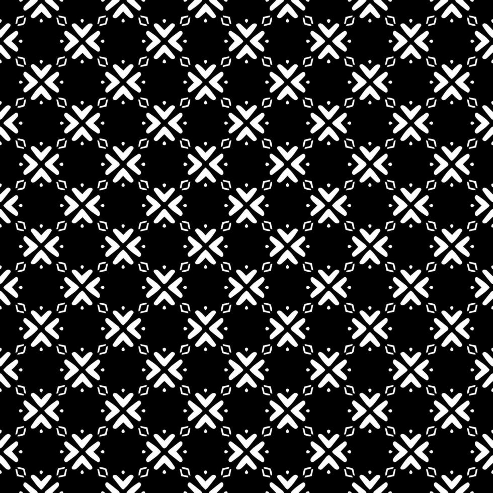Black and white seamless pattern texture. Greyscale ornamental graphic design. vector
