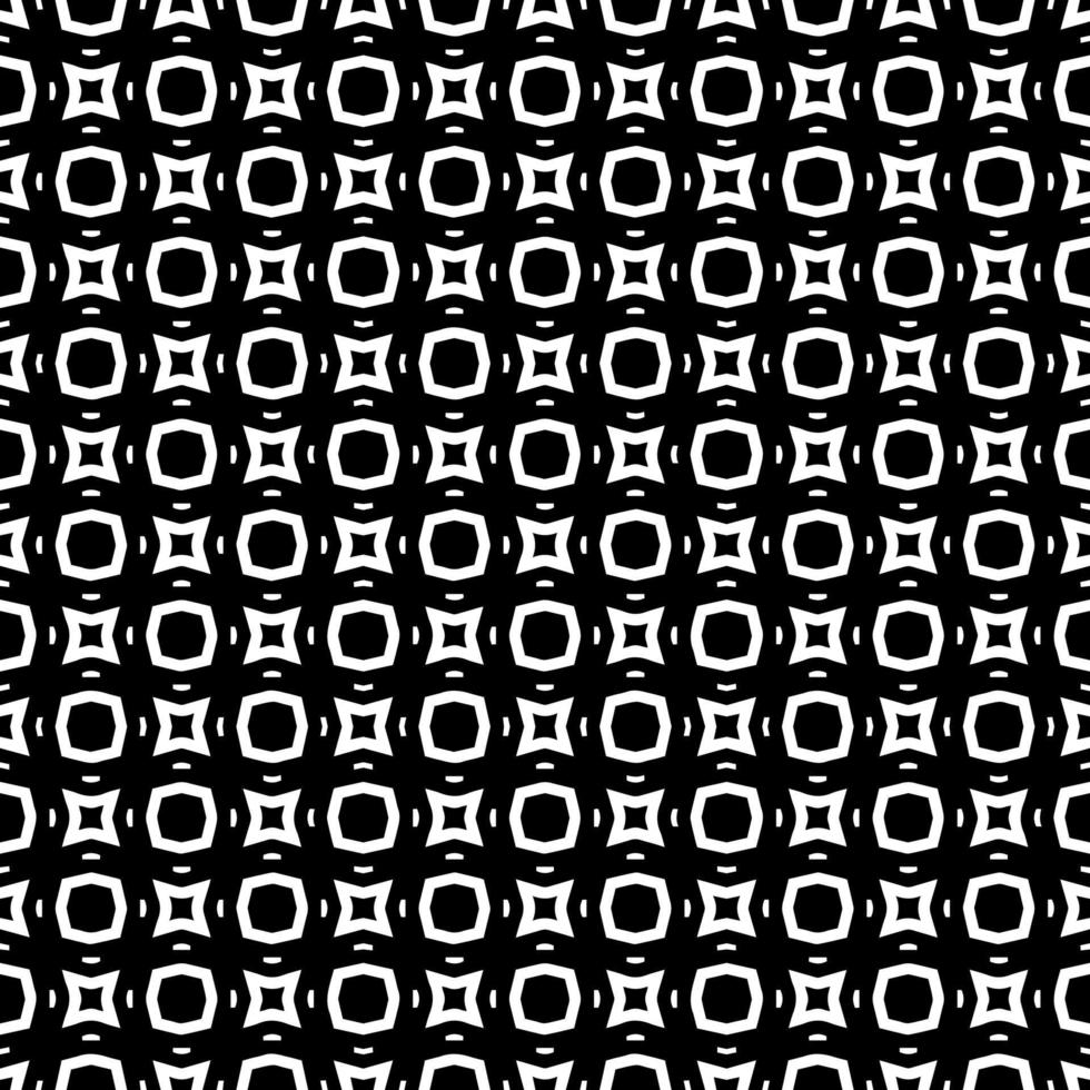 Black and white seamless pattern texture. Greyscale ornamental graphic design. vector