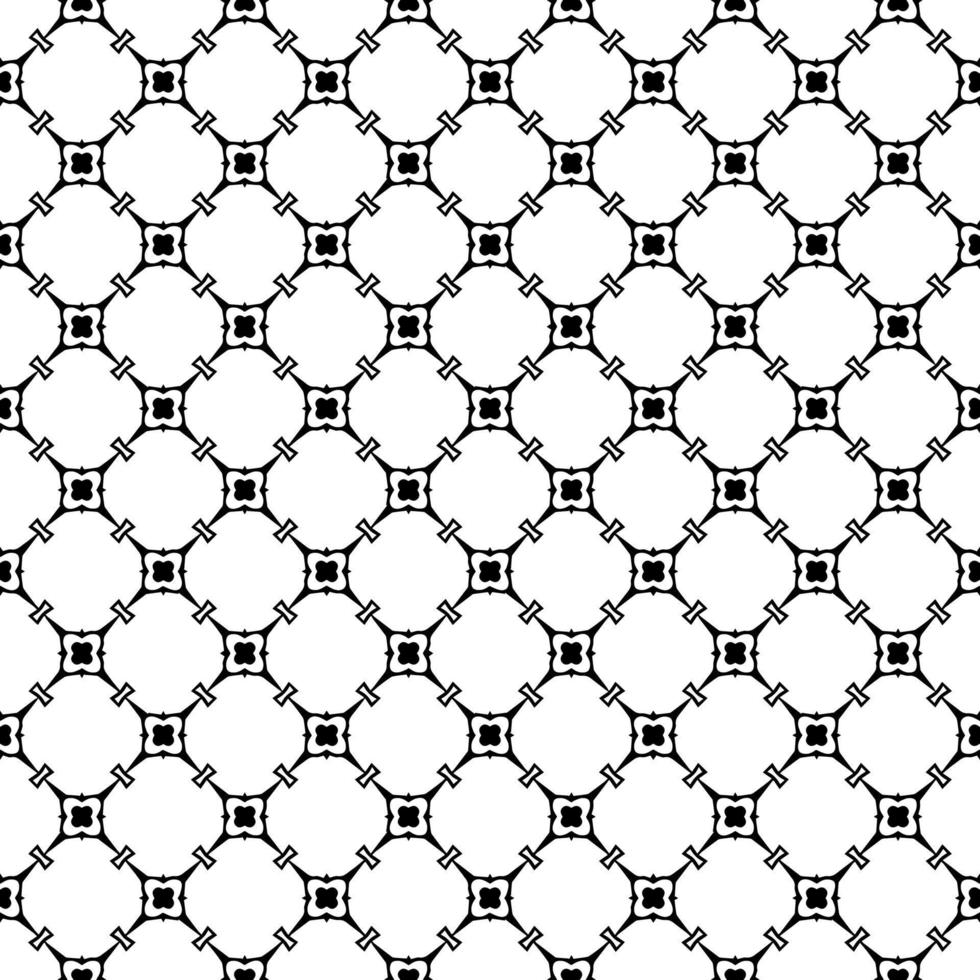 Black and white seamless pattern texture. Greyscale ornamental graphic design. vector