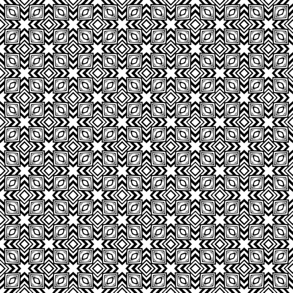 Black and white seamless pattern texture. Greyscale ornamental graphic design. vector