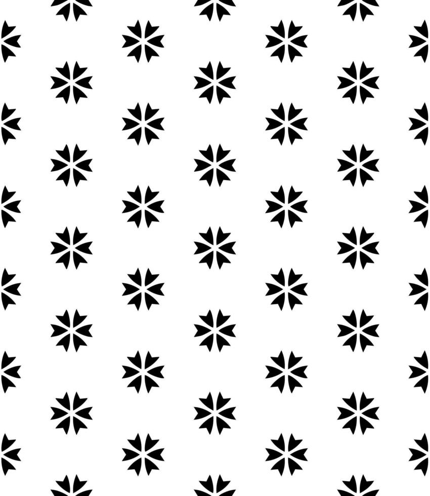 Black and white seamless abstract pattern. Background and backdrop. Grayscale ornamental design. vector