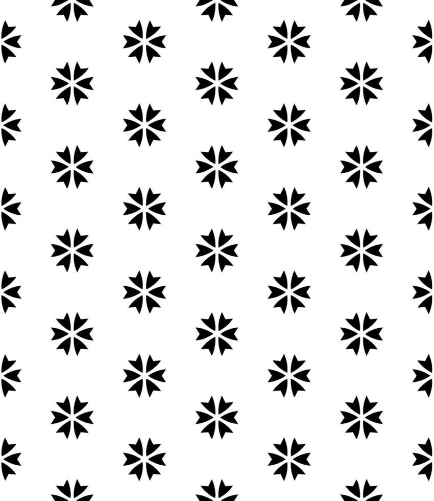 Black and white seamless abstract pattern. Background and backdrop. Grayscale ornamental design. vector