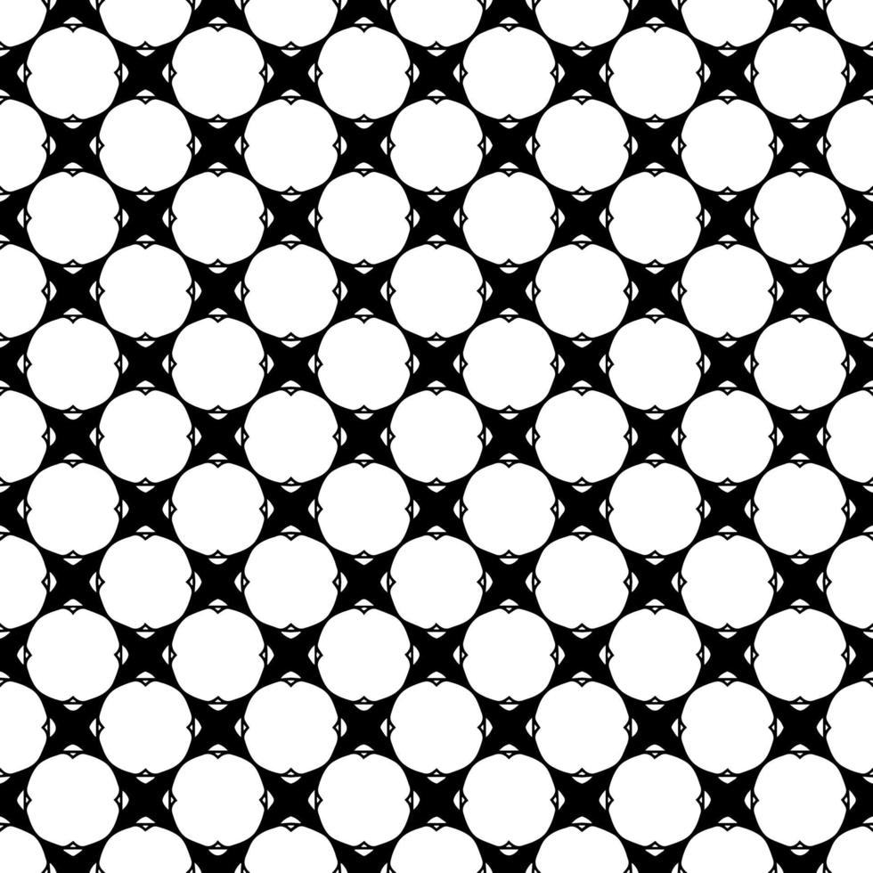 Black and white seamless pattern texture. Greyscale ornamental graphic design. vector