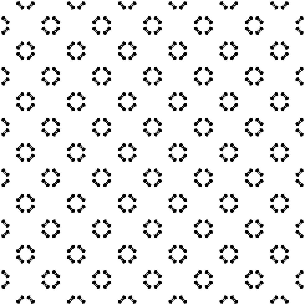 Black and white seamless pattern texture. Greyscale ornamental graphic design. vector