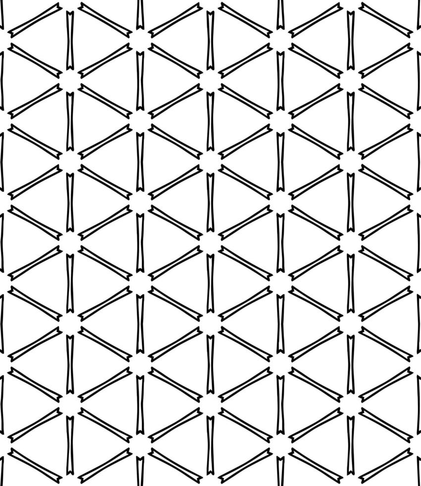 Black and white seamless abstract pattern. Background and backdrop. Grayscale ornamental design. vector