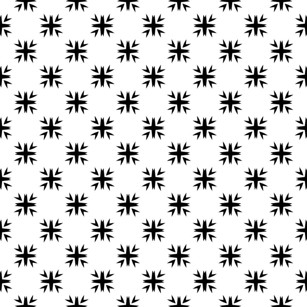 Black and white seamless pattern texture. Greyscale ornamental graphic design. vector