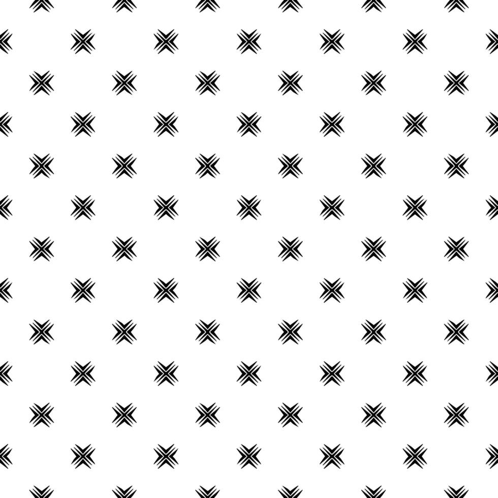Black and white seamless pattern texture. Greyscale ornamental graphic design. vector
