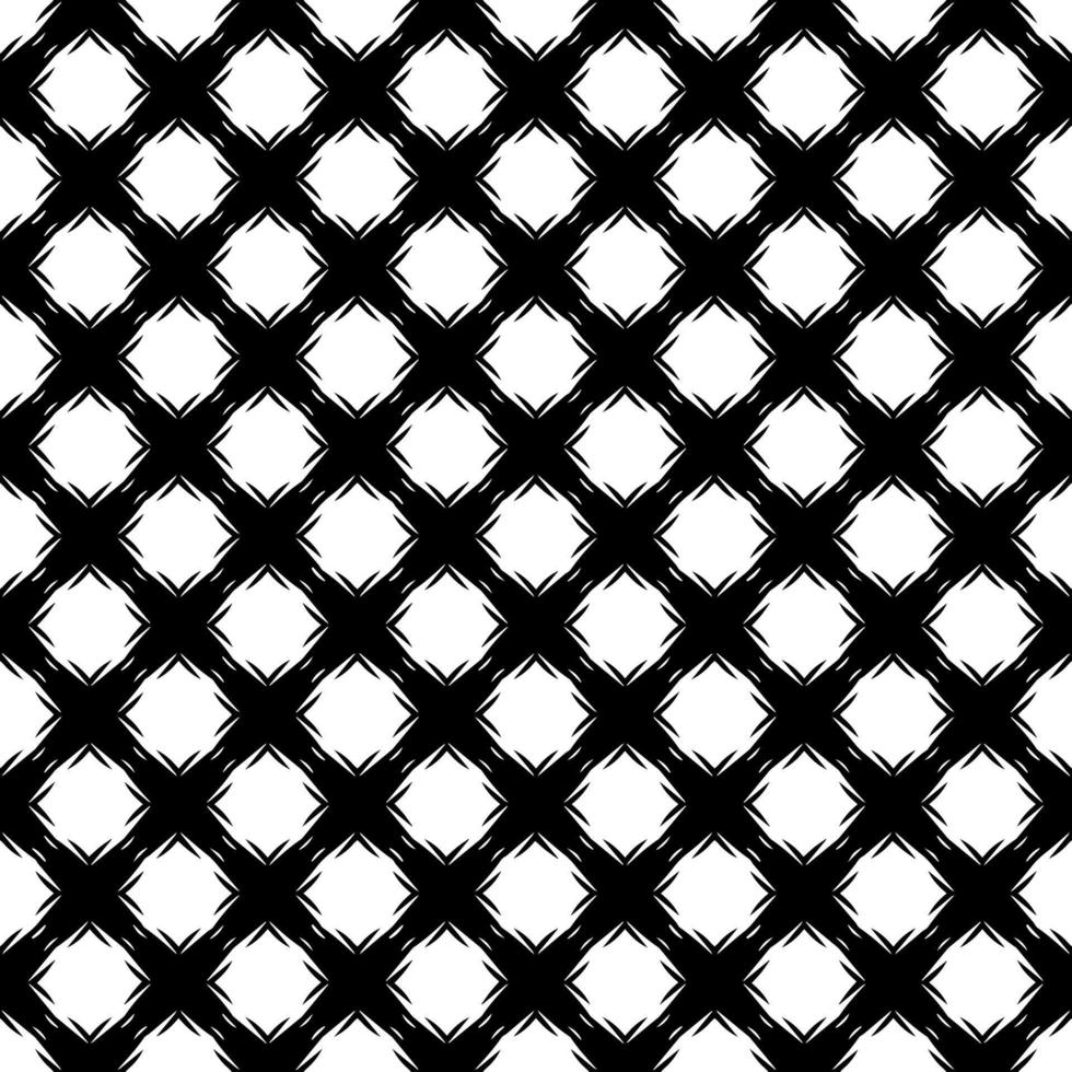 Black and white seamless pattern texture. Greyscale ornamental graphic design. vector