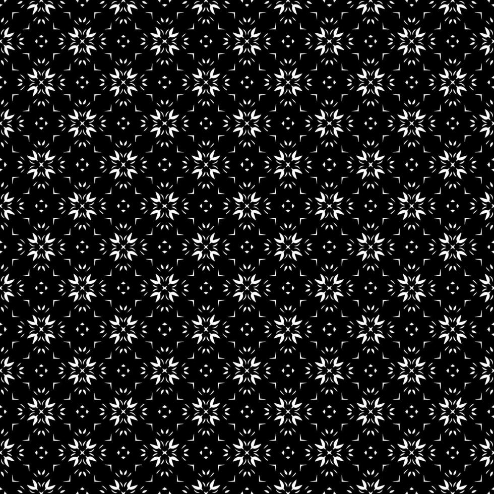 Black and white seamless pattern texture. Greyscale ornamental graphic design. vector
