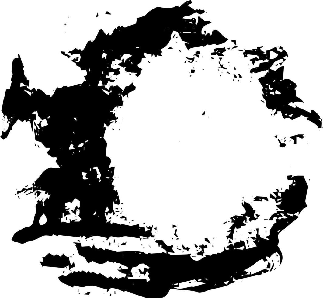 Rustic splash vector texture. Abstract background. Weathered surface and shape. Dirty and damaged backdrop.