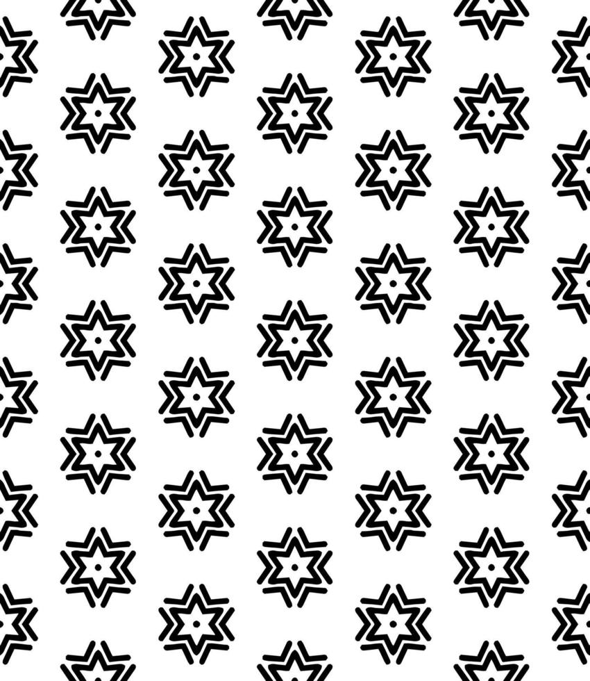 Black and white seamless abstract pattern. Background and backdrop. Grayscale ornamental design. vector