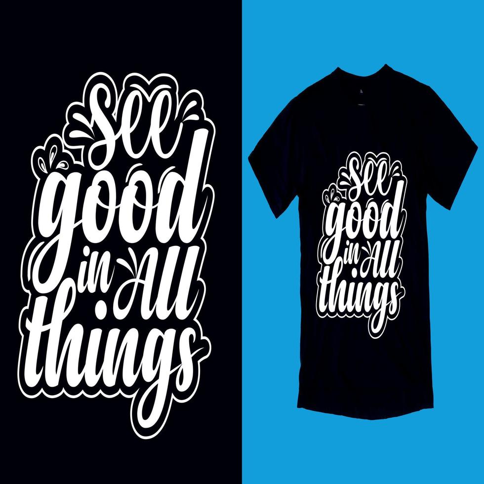 Minimal Typography T shirt design Free vector