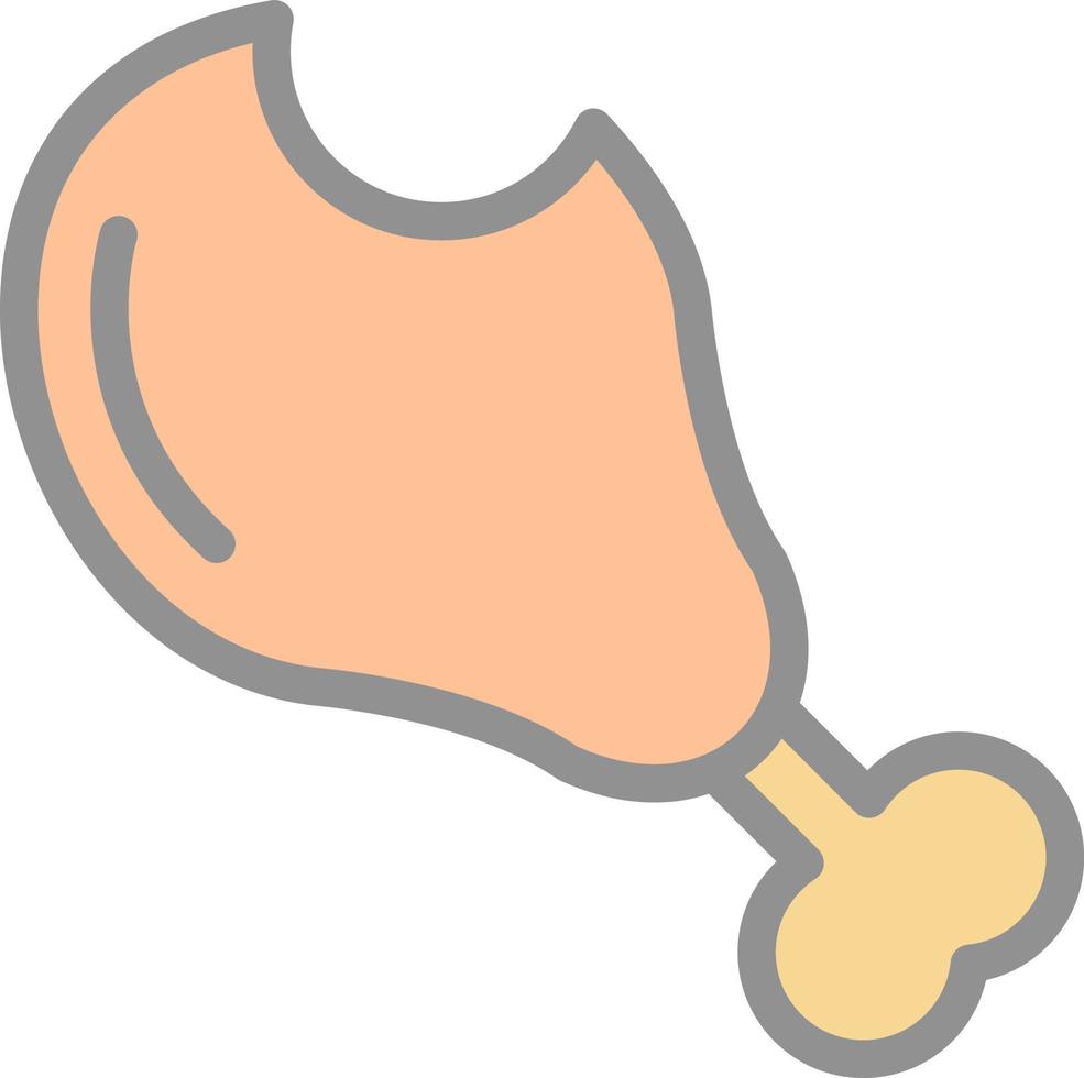 Chicken Vector Icon Design