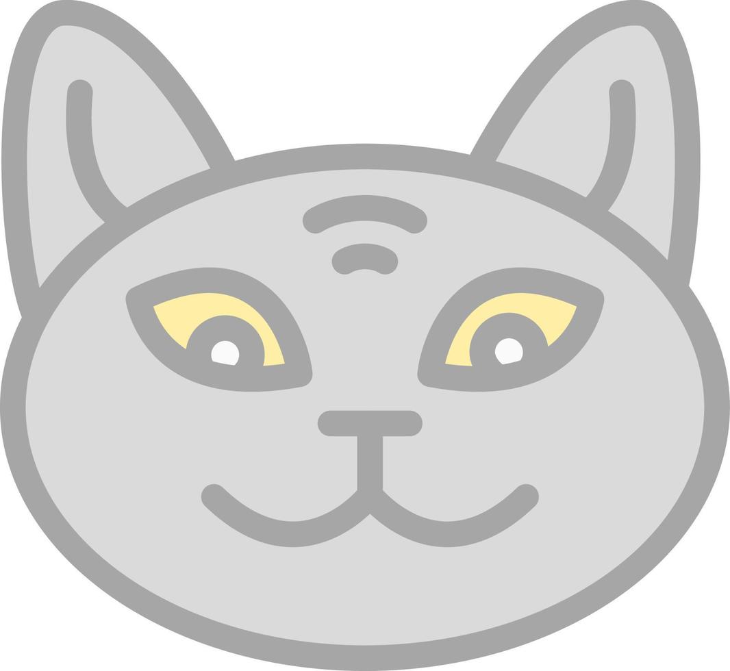 Cat Vector Icon Design