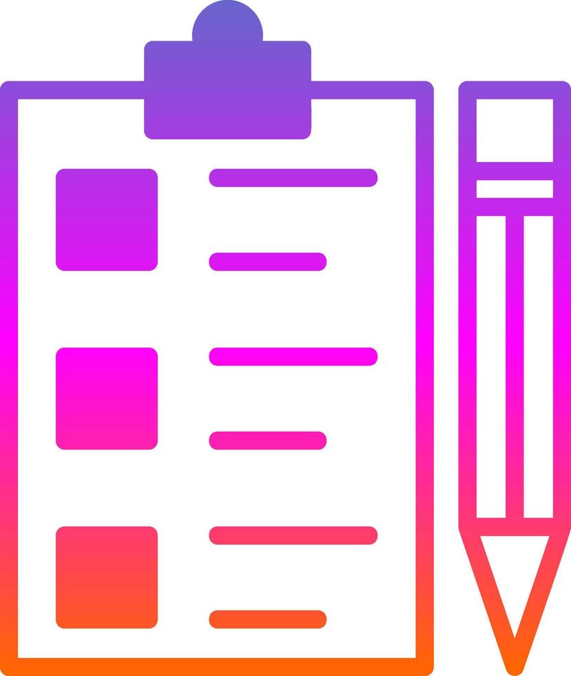 Task List Vector Icon Design
