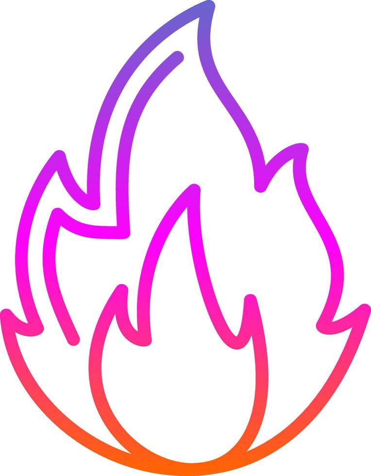 Flame Vector Icon Design