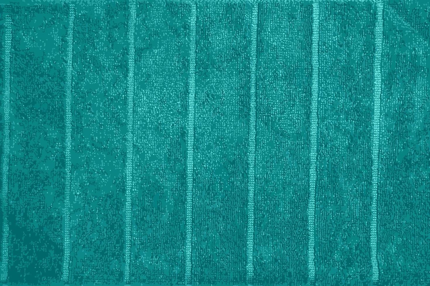 Realistic vector illustration of green microfiber cotton towel texture. Close-up of light natural cotton texture pattern for background