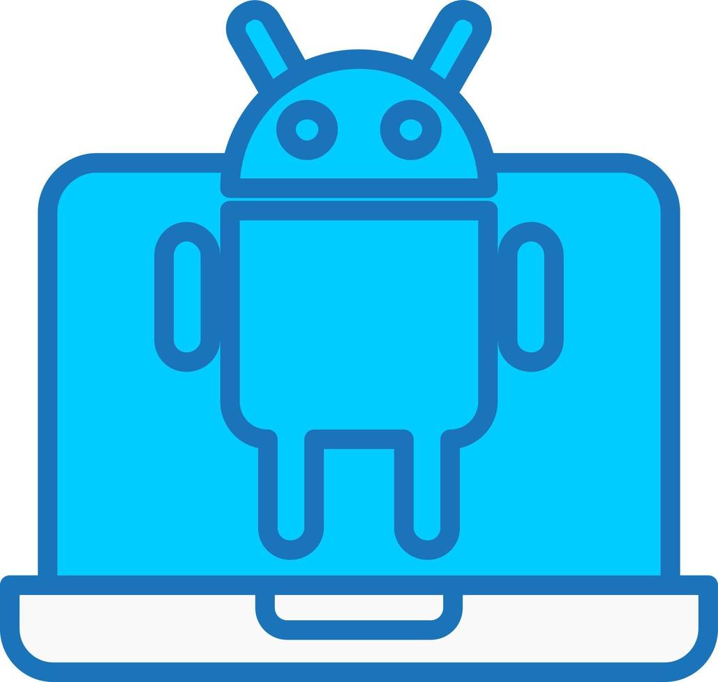 icono de vector de Android