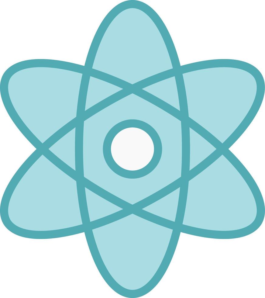 icono de vector de átomo