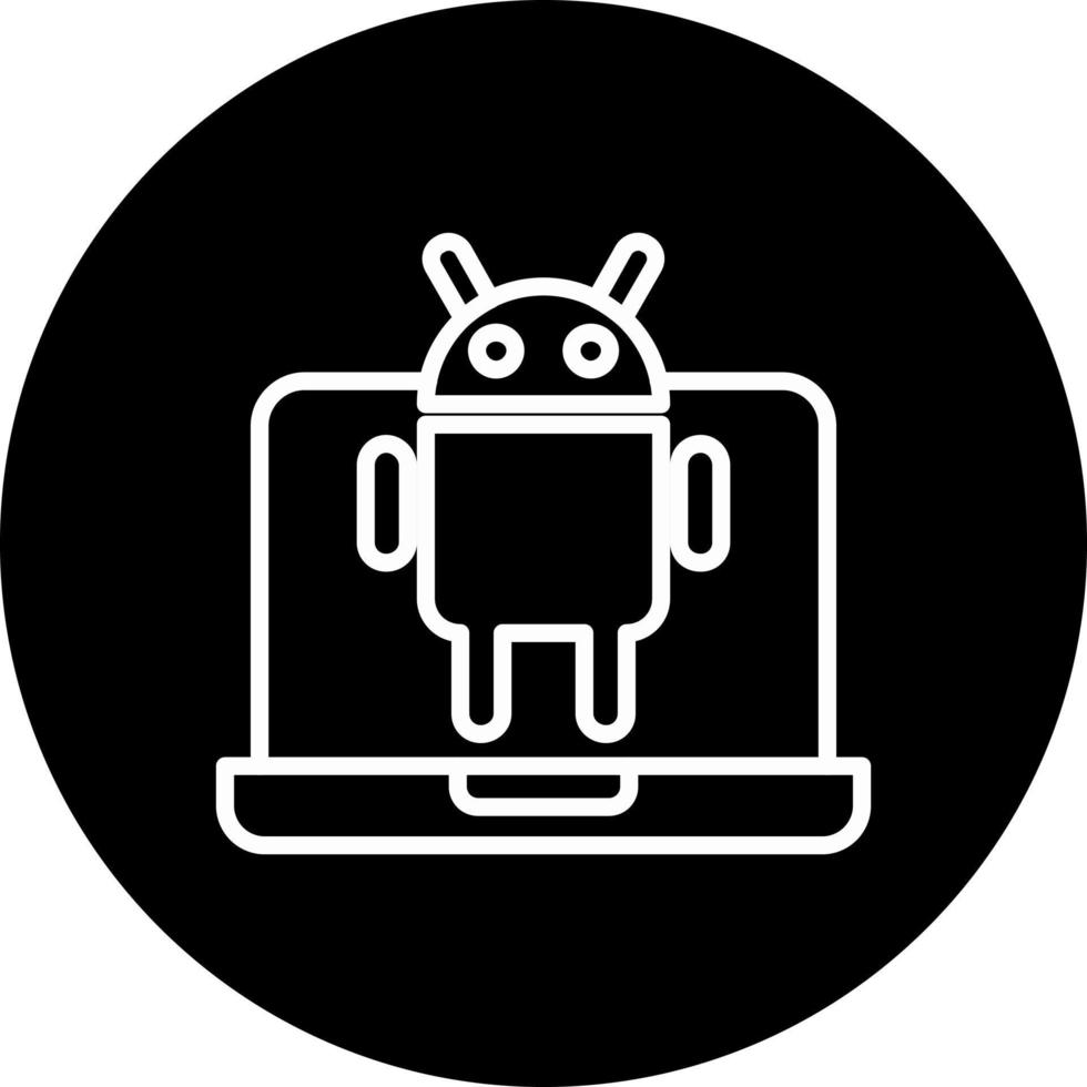 icono de vector de Android