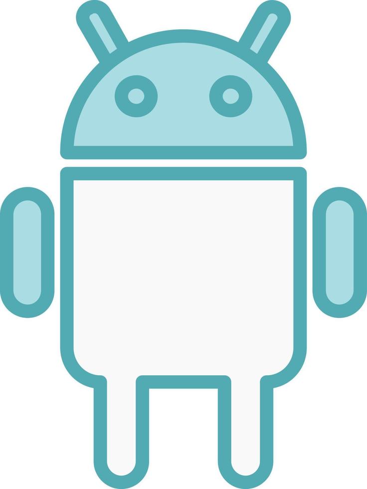 icono de vector de Android