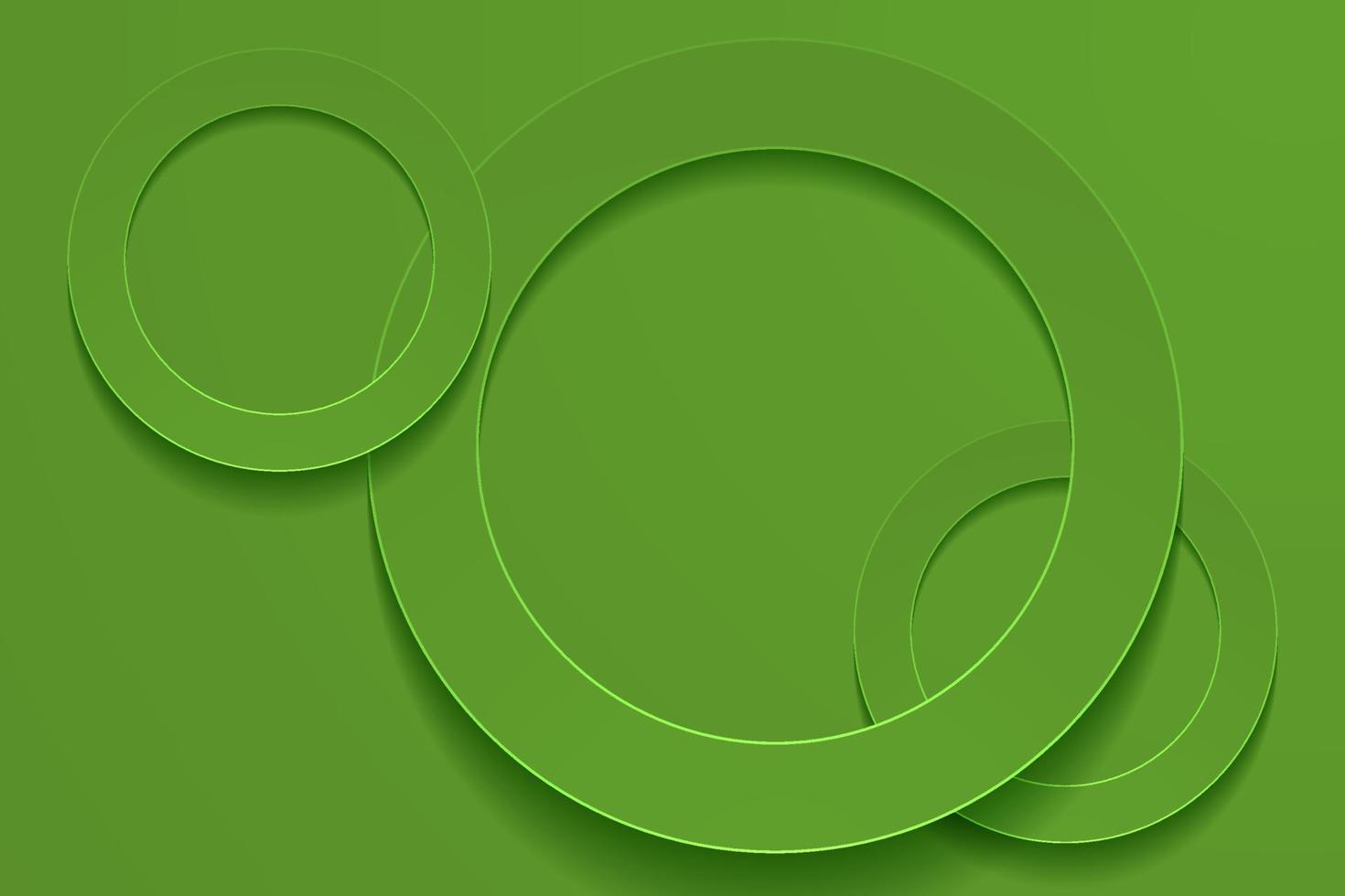 Modern olive drab backgrounds. 3d circle papercut layer background. vector