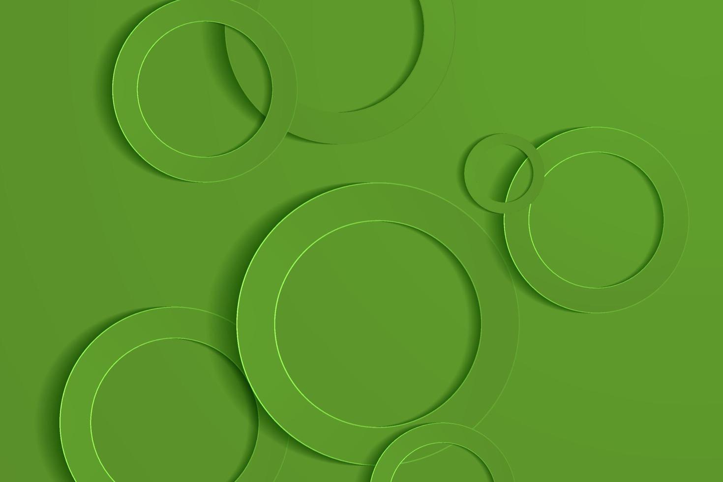 Modern olive drab backgrounds. 3d circle papercut layer background. vector